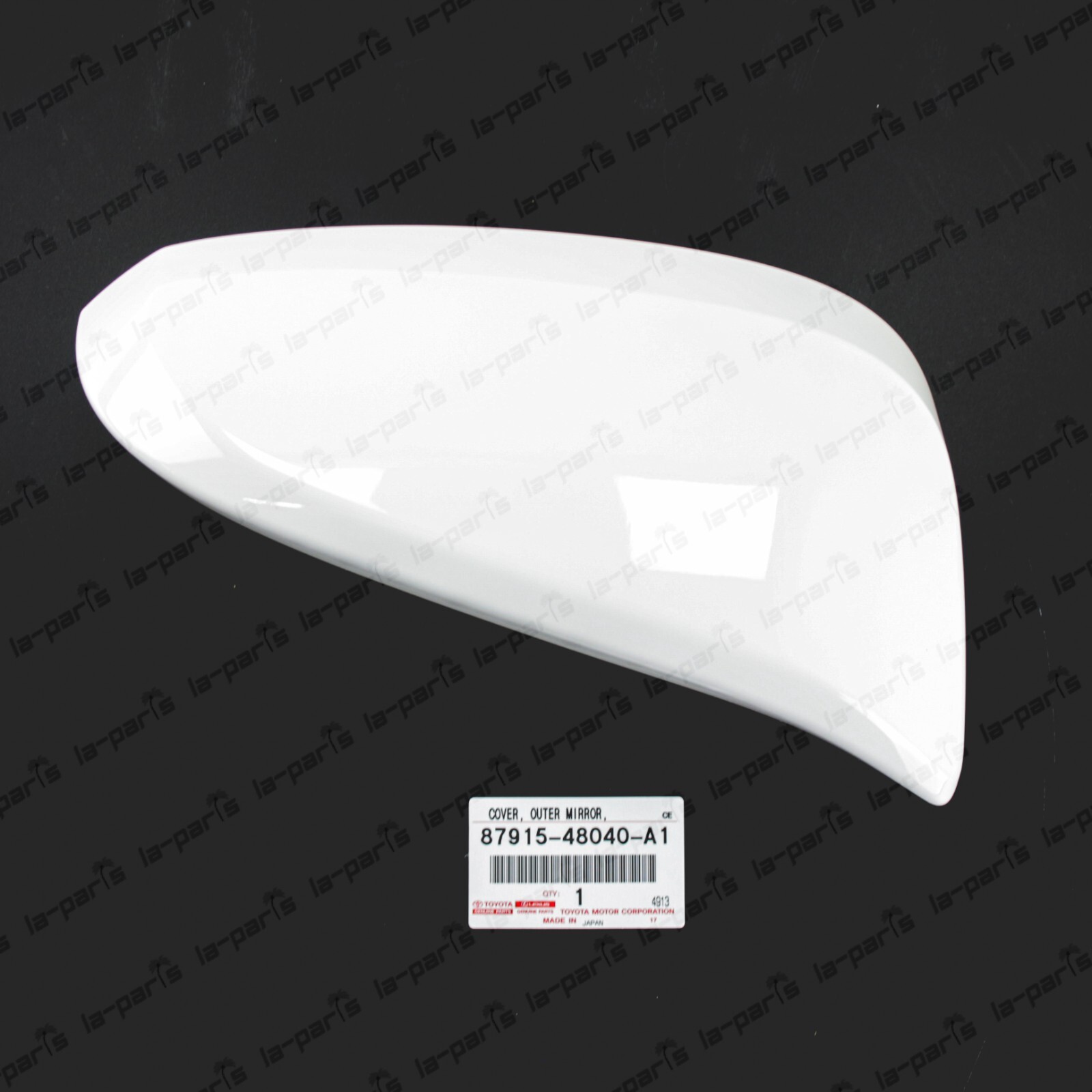 New Genuine Toyota 14-18 Rav4 040 White Passenger Side Outer Mirror Cover
