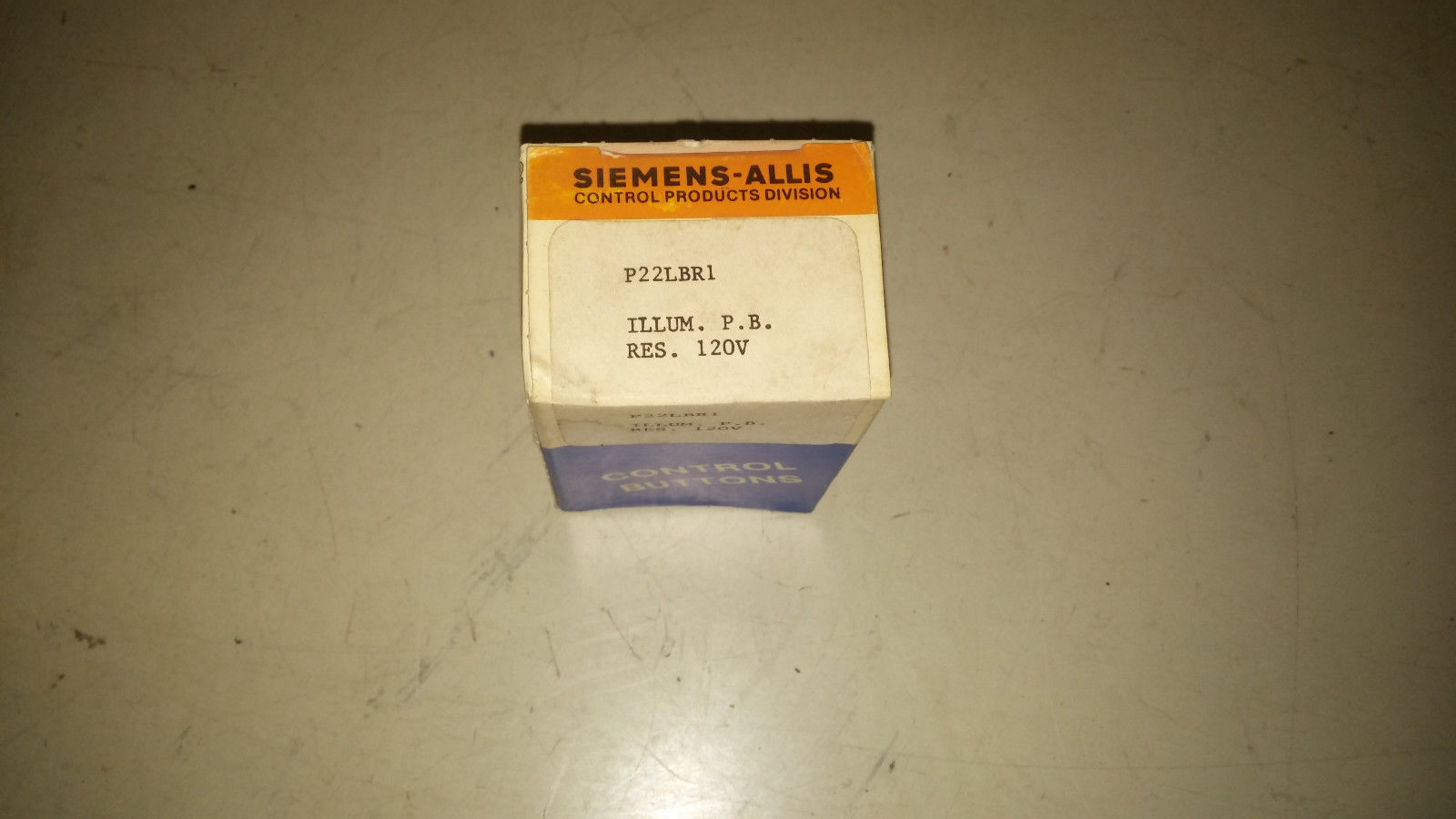 SIEMENS ALLIS P22LBR1 NIB OLD SURPLUS ILLUM PUSHBUTTON SWITCH RED SEE PICS #B78