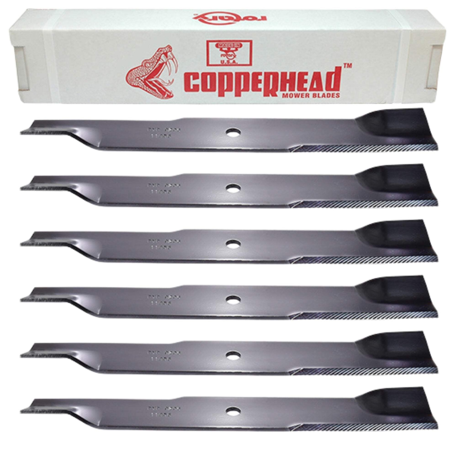 54" Hustler & Spartan Blade 6-Pack Rotary 11856-6 (18-1/2" Long x 5/8" Hole)