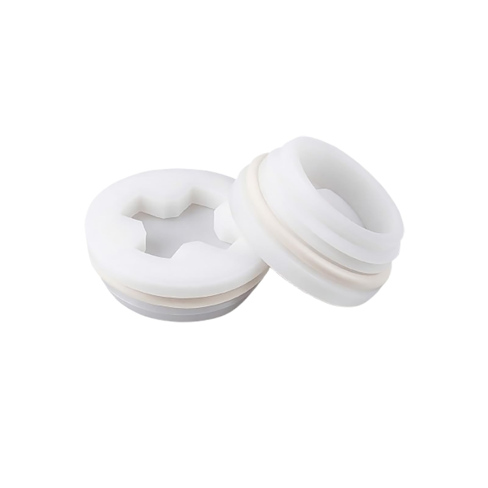 Bung Cap with 2" Thread Size, 2 Pack Poly Buttress Drum Bung, Course Thread f...