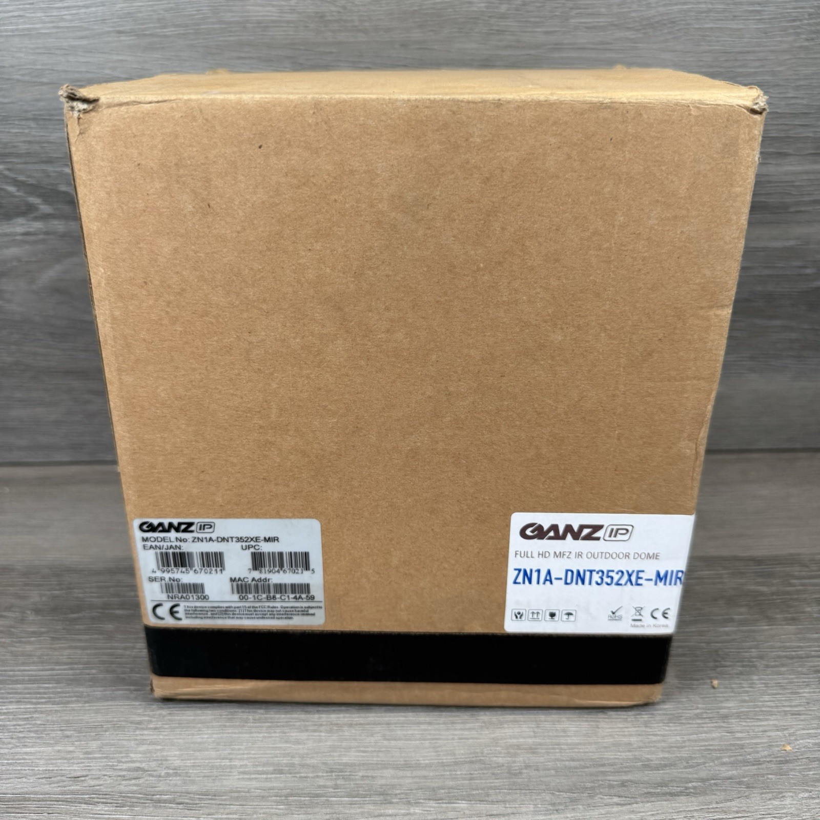 Ganz ZN1A-DNT352XE-MIR 1080p 3-9mm IP Dome Camera
