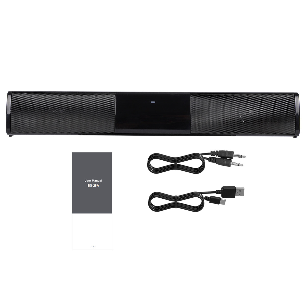 BS-28A Home Theater Audio 10W Sound Bar Bluetooth Speaker Long Stereo TF/AUX/FM