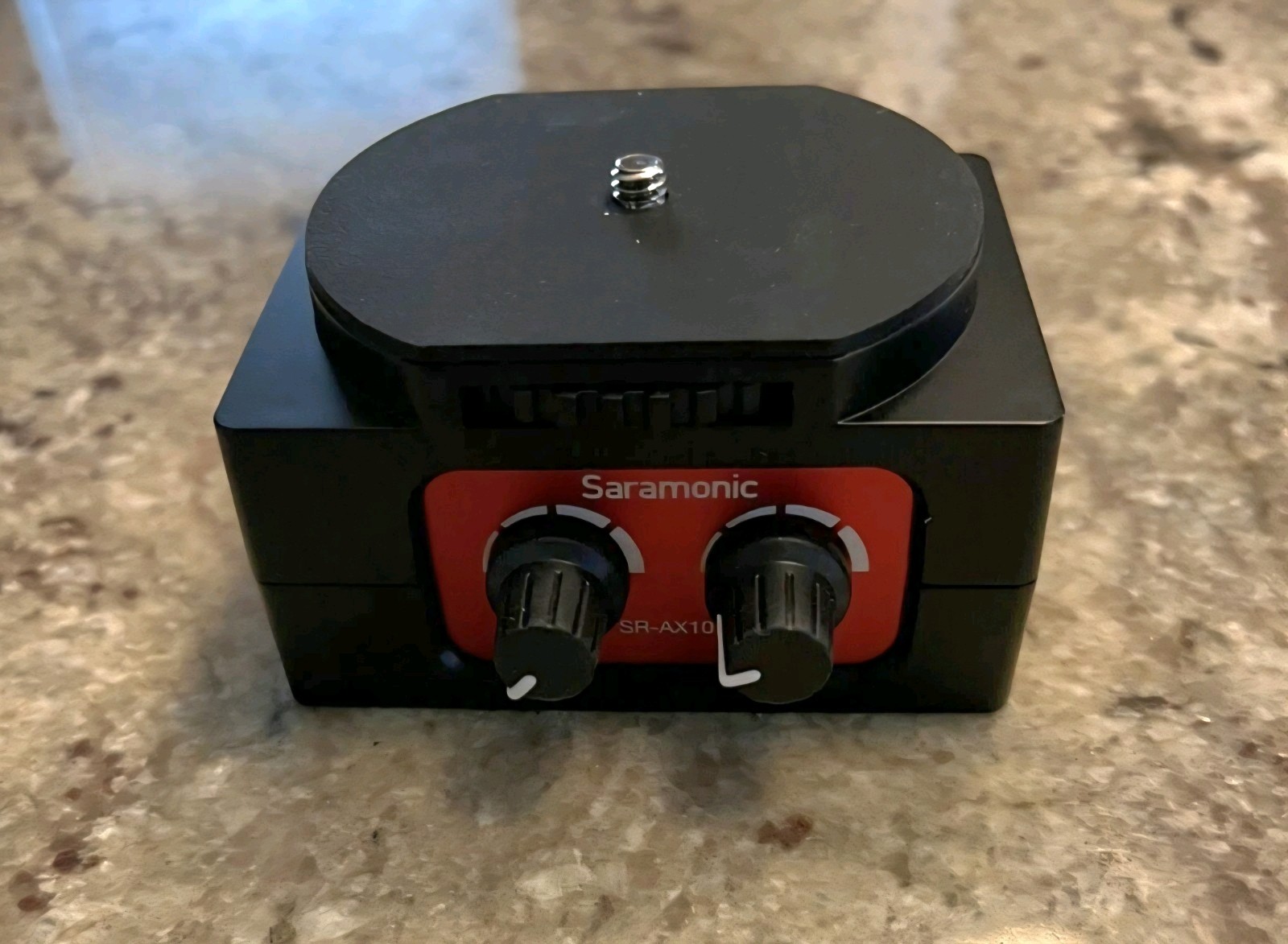 Saramonic SR-AX101 Universal 2 Channel Audio Adapter 3.5mm Inputs DSLR Cameras