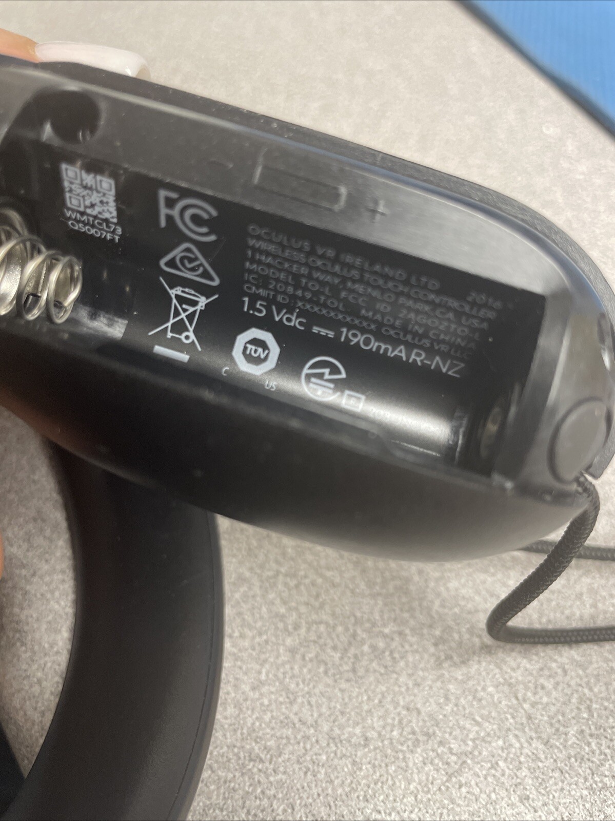WORKING Oculus VR TO-L WIRELESS Controller / LEFT