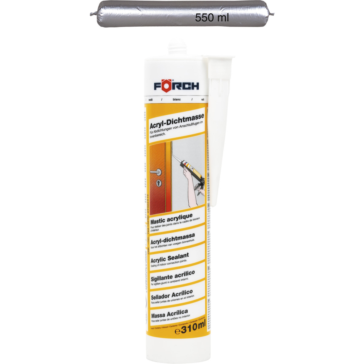 Acrylic Sealant White 310ml 68408300