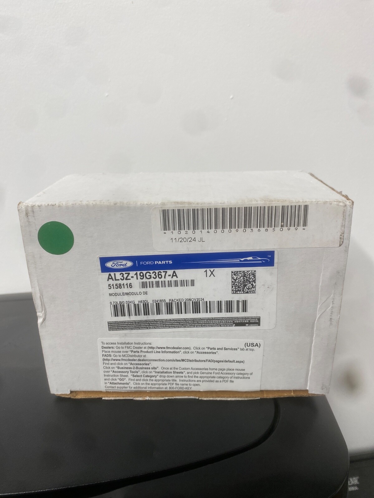 Ford AL3Z-19G367-A Remote Start Module OEM NEW