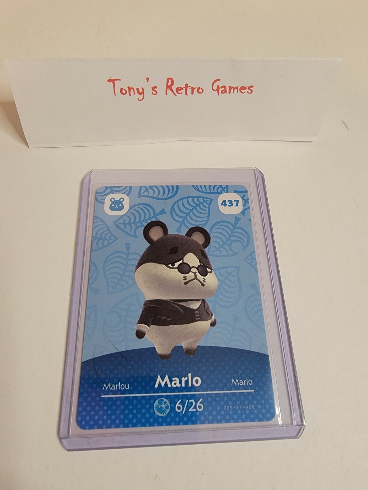 !SUPER SALE! MARLO # 437 Animal Crossing Amiibo Card SERIES 5 NINTENDO MINT!