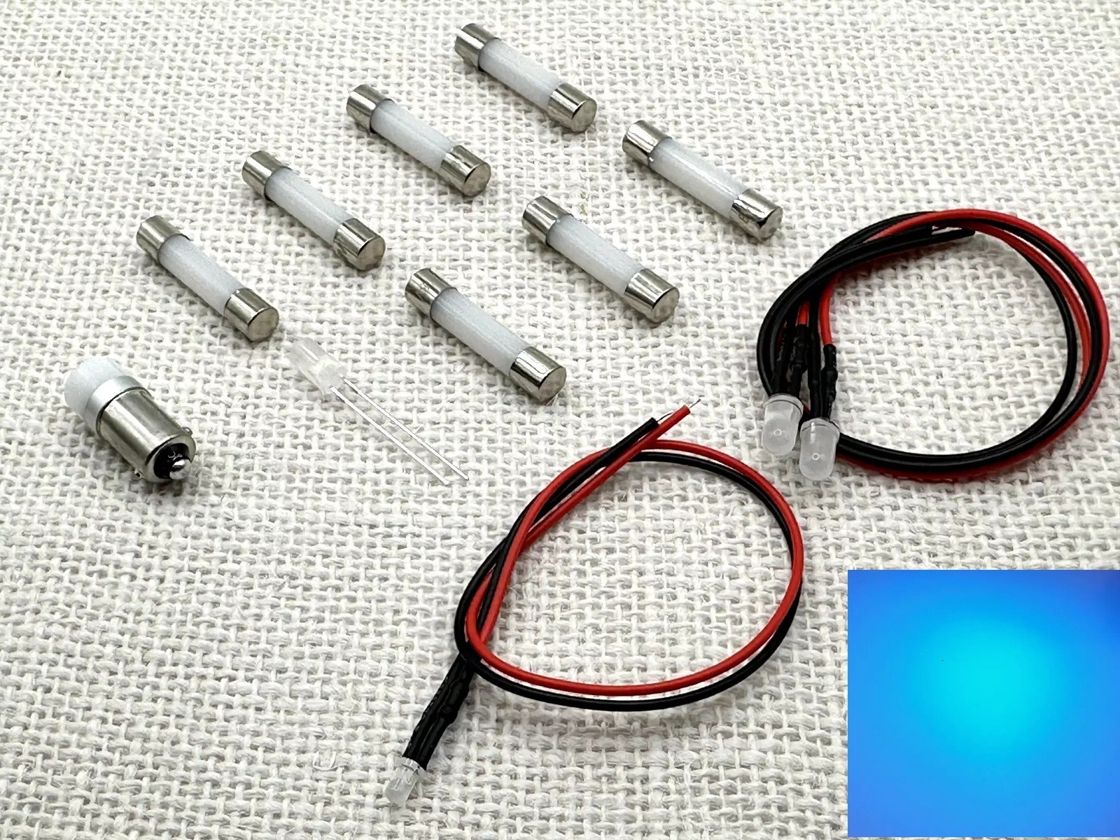 Sansui 1000x replacement meter LED lamps lights bulbs set upgrade kit BLUE