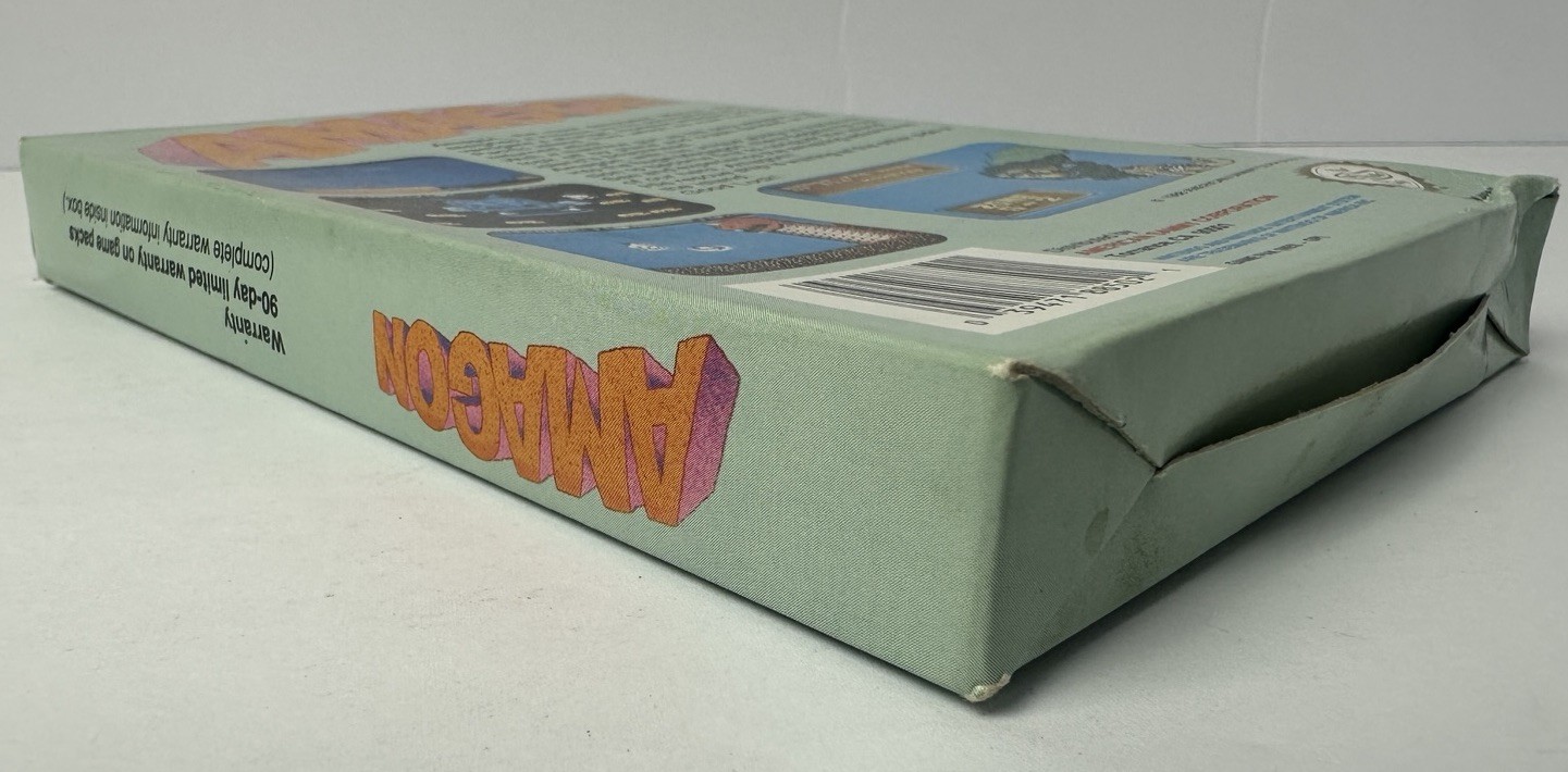 Amagon Nintendo NES Box, Manual, Insert & Foam Good Condition **NO GAME**