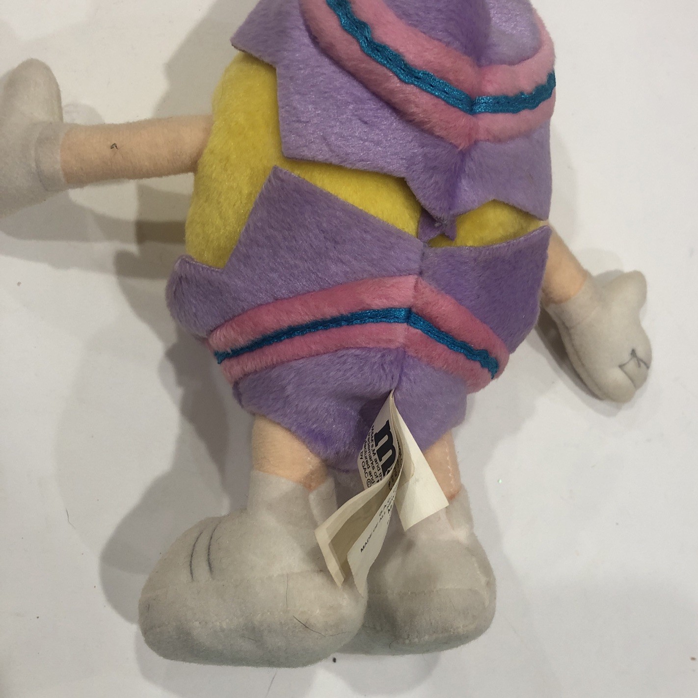 M&M's Yellow Plush Character Inside Easter Egg
