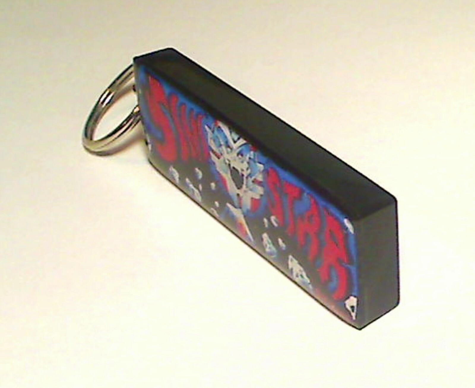 Sinistar Arcade Marquee Coin Door accessory Keychain