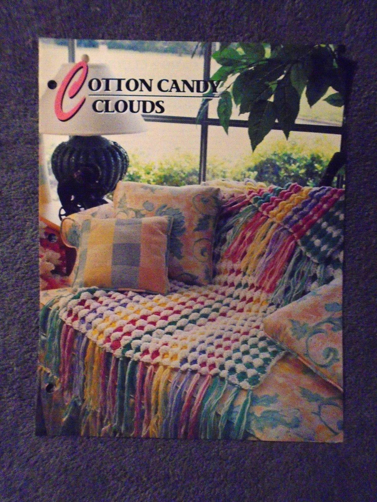 Annie's attic Cotton candy Clouds Crochet Pattern Leaflet Quilt & Afghan Club
