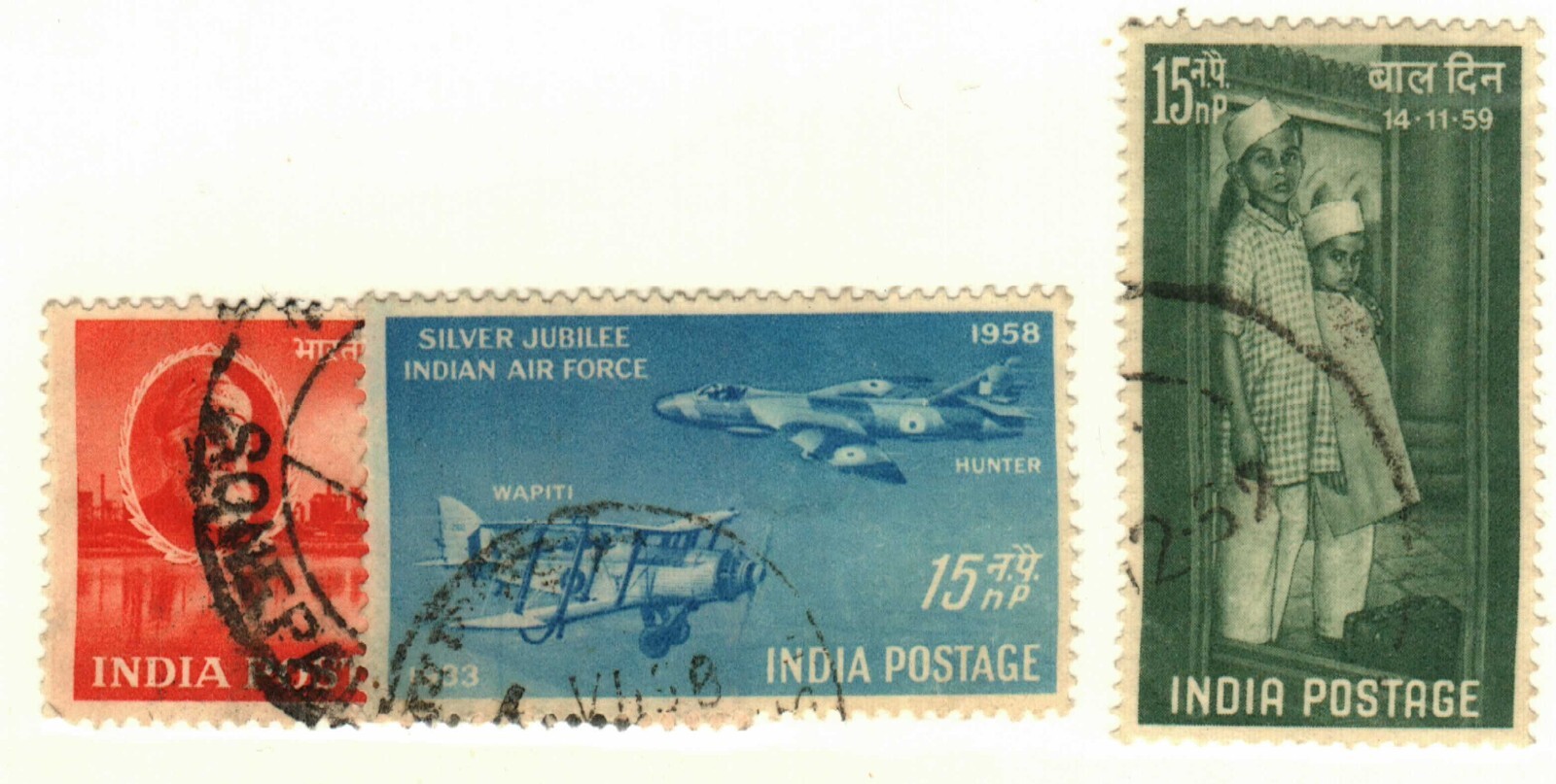 India #298, 300, 326 used Airplanes