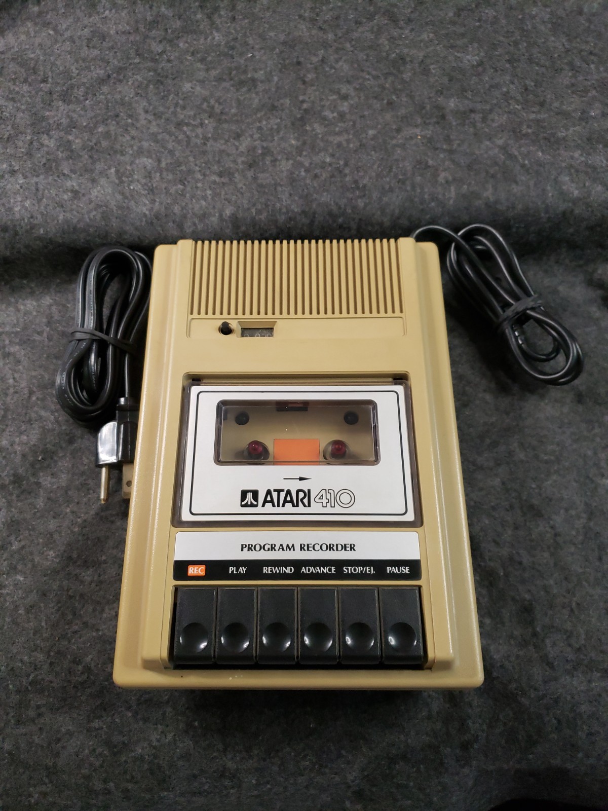 Atari 410 Program Recorder for Atari Computers for Repair needs belt ....(SB10)