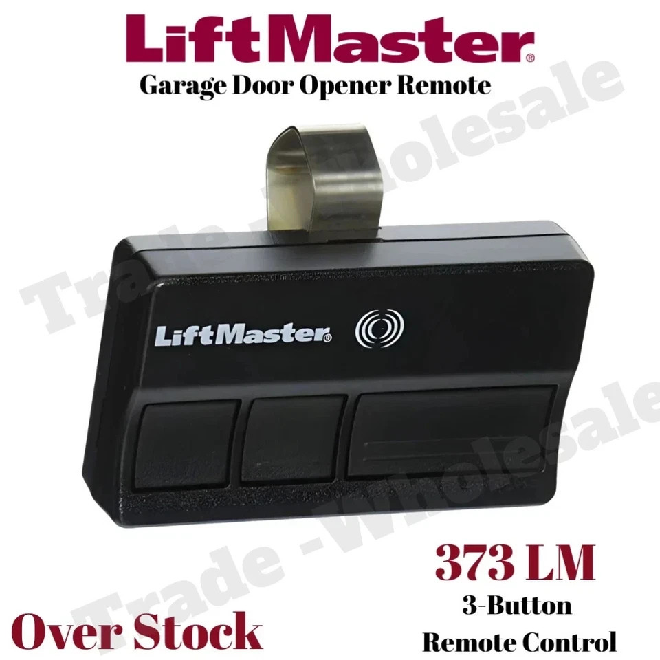25 Pack LiftMaster 373LM Security+ 3 Button Garage Door Opener Remote Control