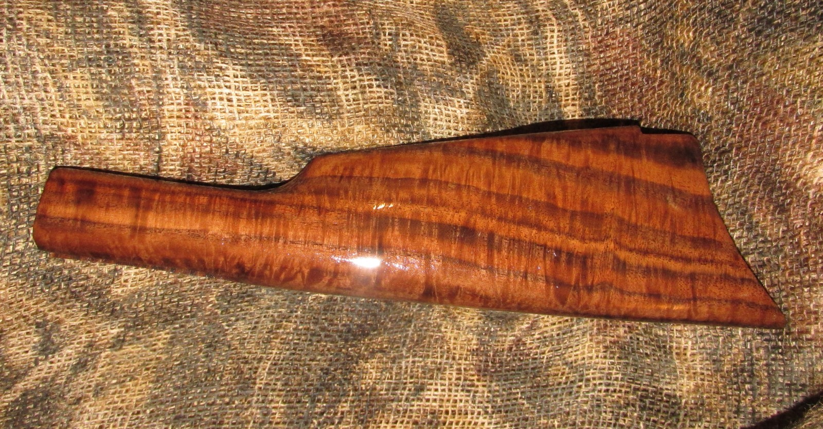 Semi-inlet wood gunstock for Vintage Winchester Model 1890 pump .22 Rifle