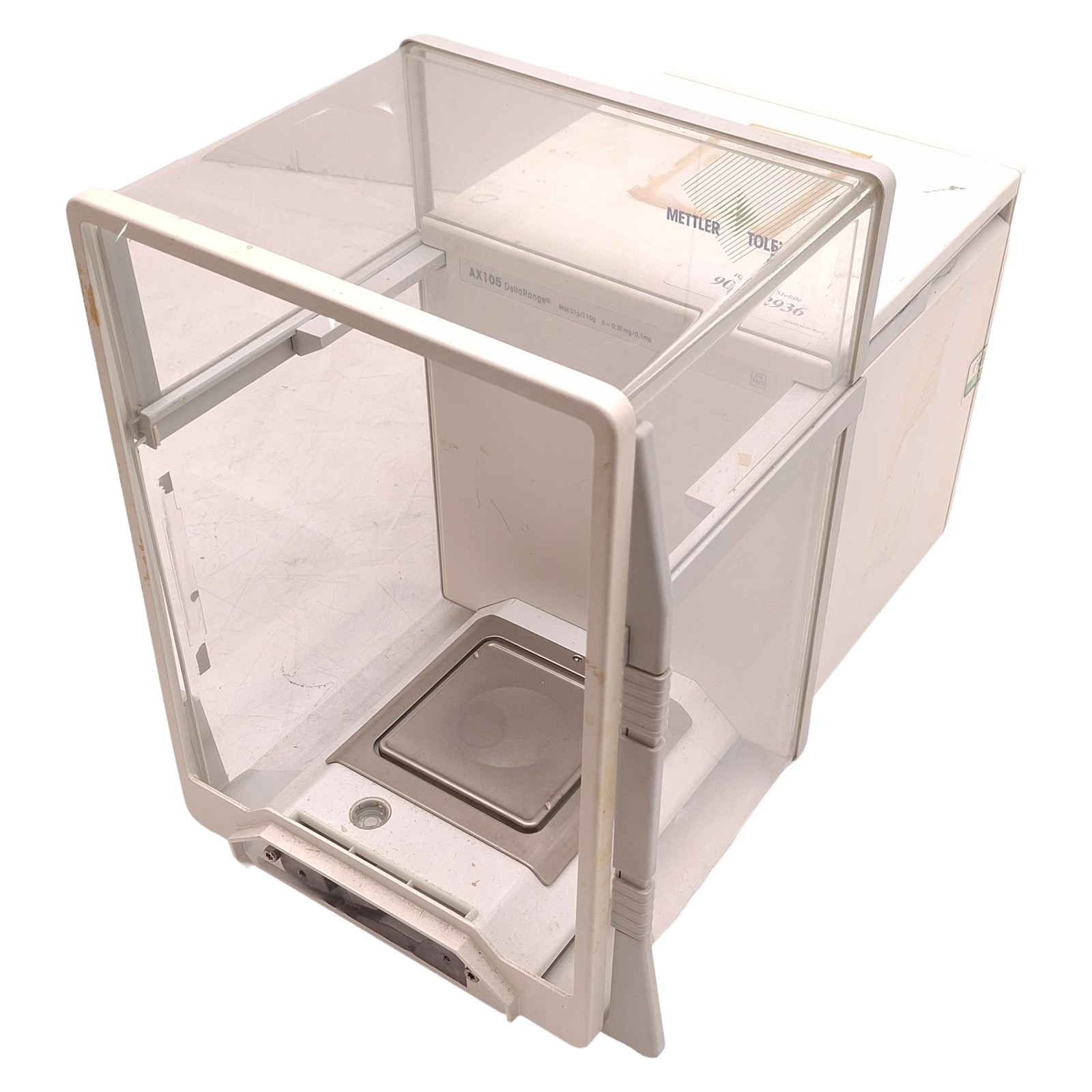 Mettler Toledo AX105DR Analytical Balance 12VDC, 80x80mm Pan, 110g *For Parts*