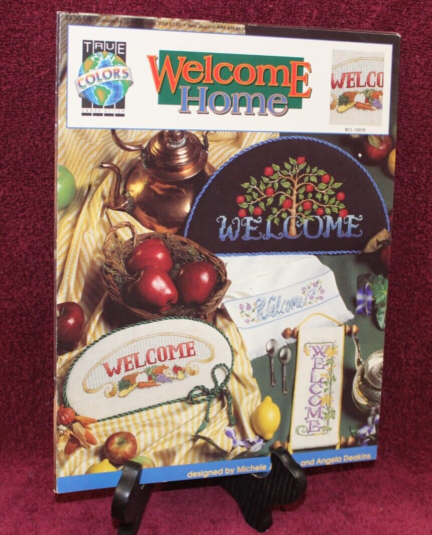 True Colors Cross Stitch Pattern Leaflet - Welcome Home