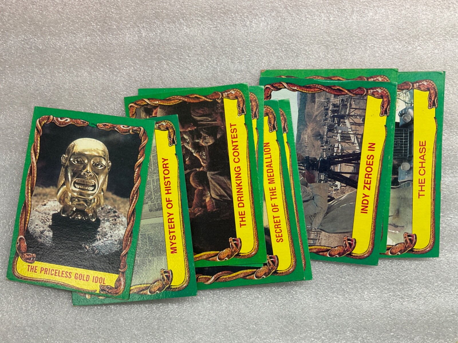 Individual Raiders of the Lost Ark 1981 Indiana Jones Trading Cards U Pick One
