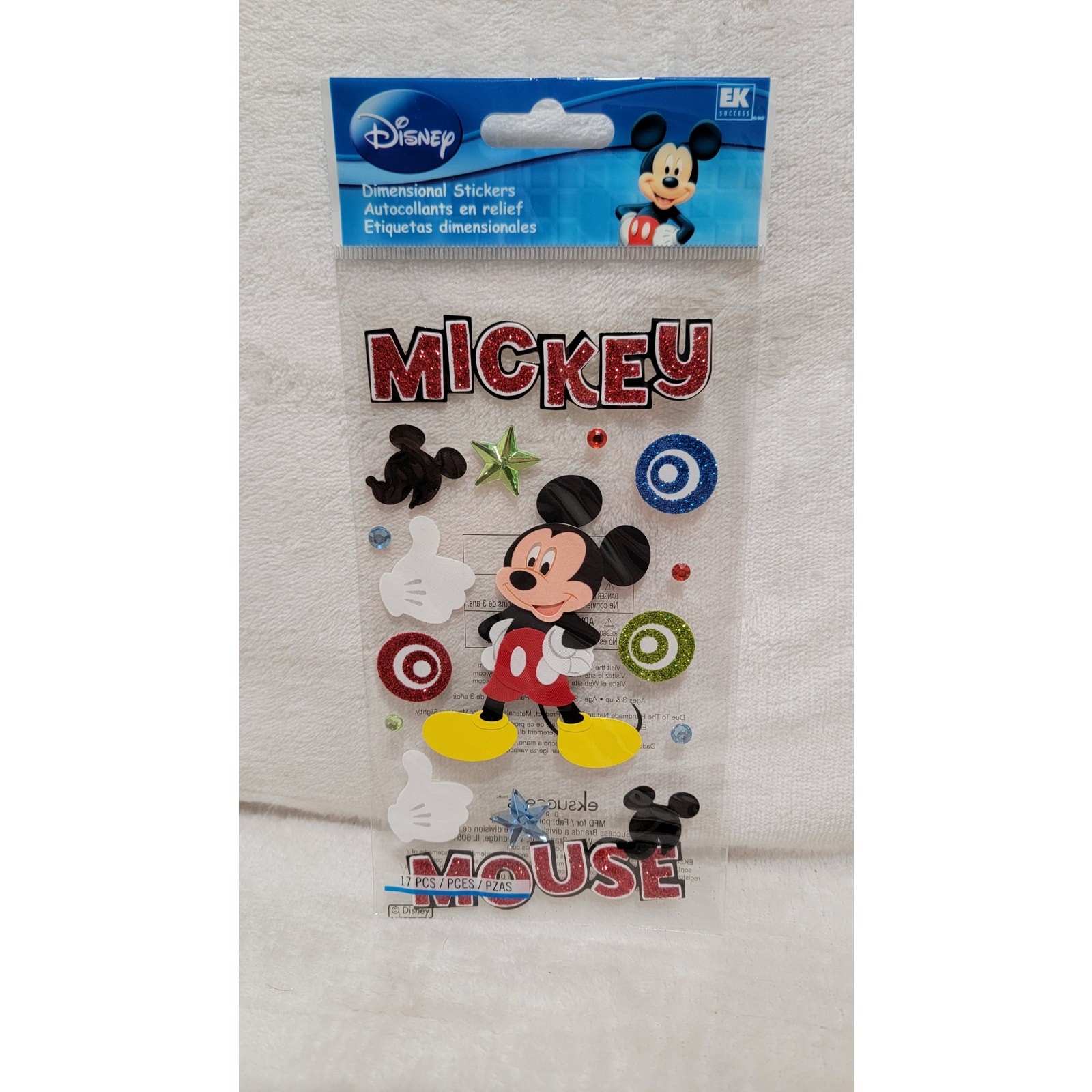 Disney Mickey Mouse Card Scrapbook Kit Bundle Supplies