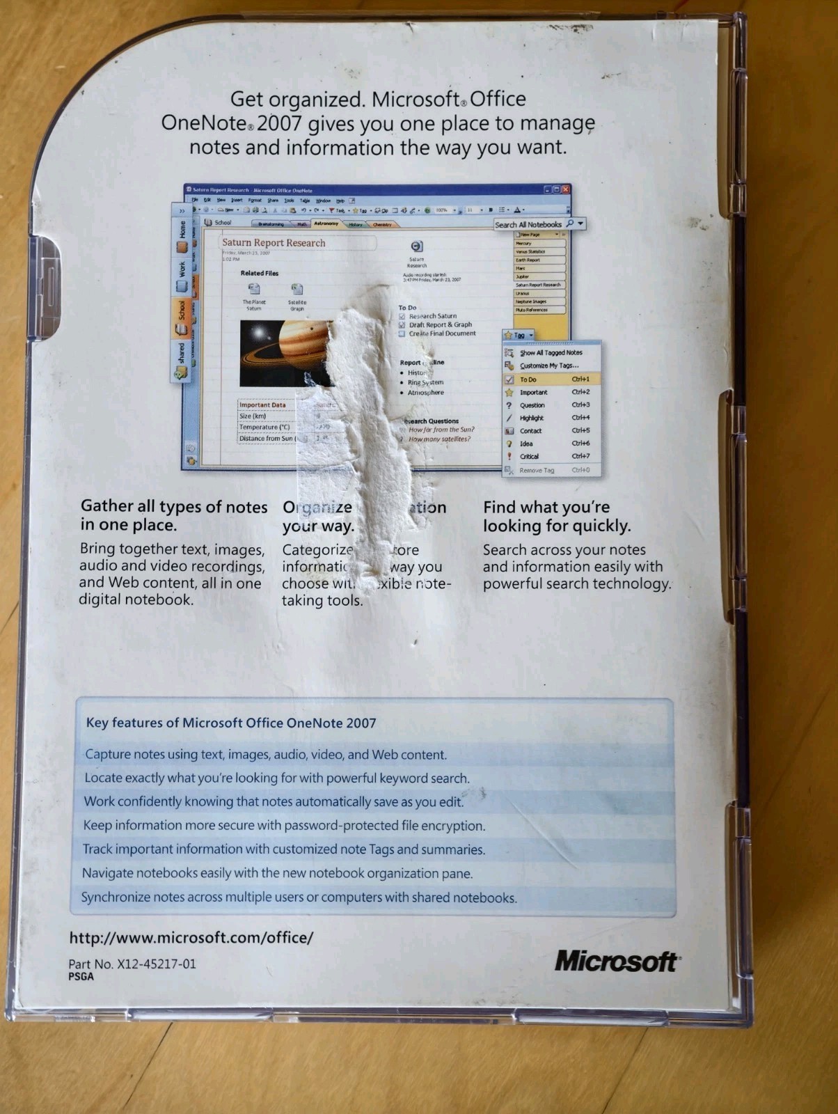 Microsoft Office OneNote 2007 Win 32
