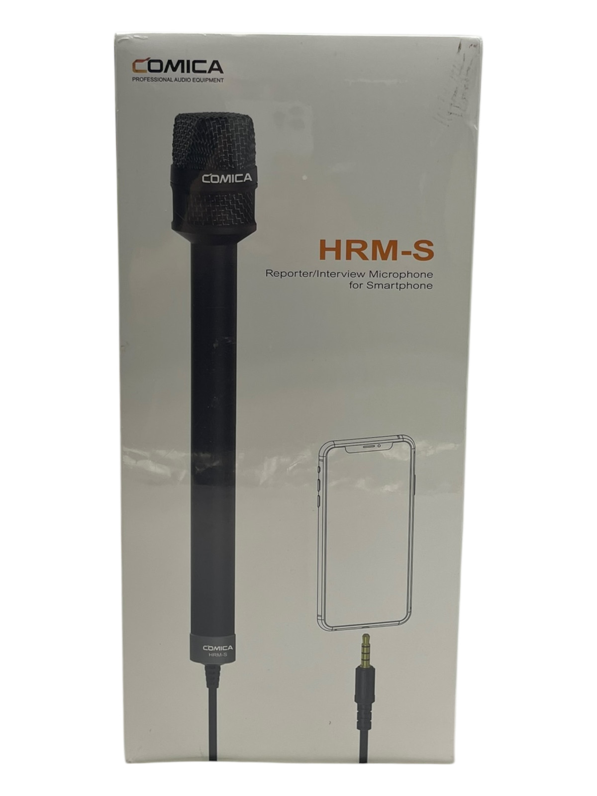 COMICA HRM-S Handheld Cardioid Interview Microphone for Smartphone (SEALED)