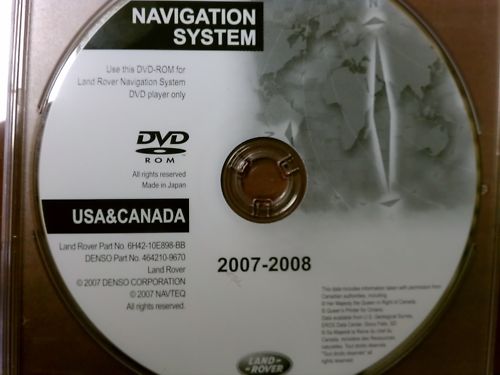 05 06 07 08 Range Rover HSE Supercharged Navigation DVD