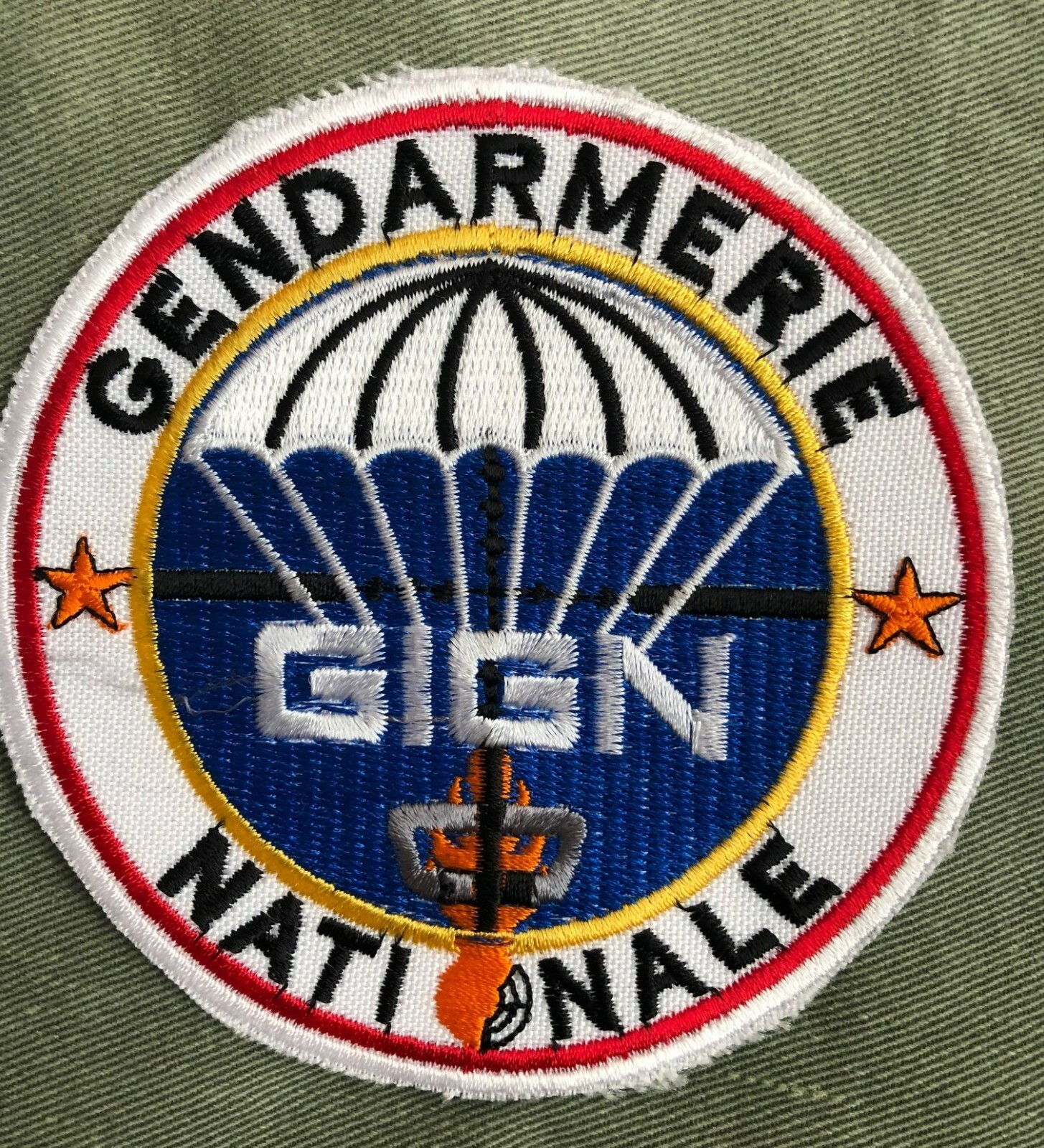 PATCH: GIGN FRANCE GENDARMERIE NATIONALE, Army Special Forces, Embroidery, New