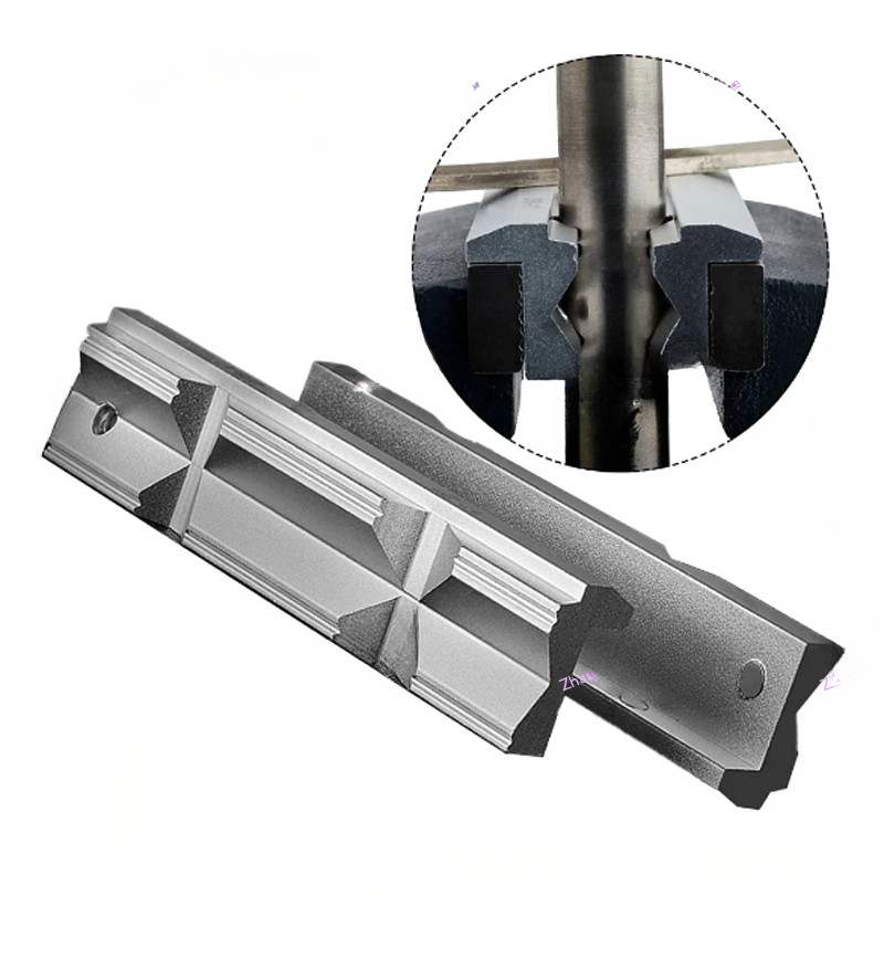 2PC CNC Milling Steel Vise Hard Jaw, 4”5”6”8” Aluminum Alloy V-clip Vise