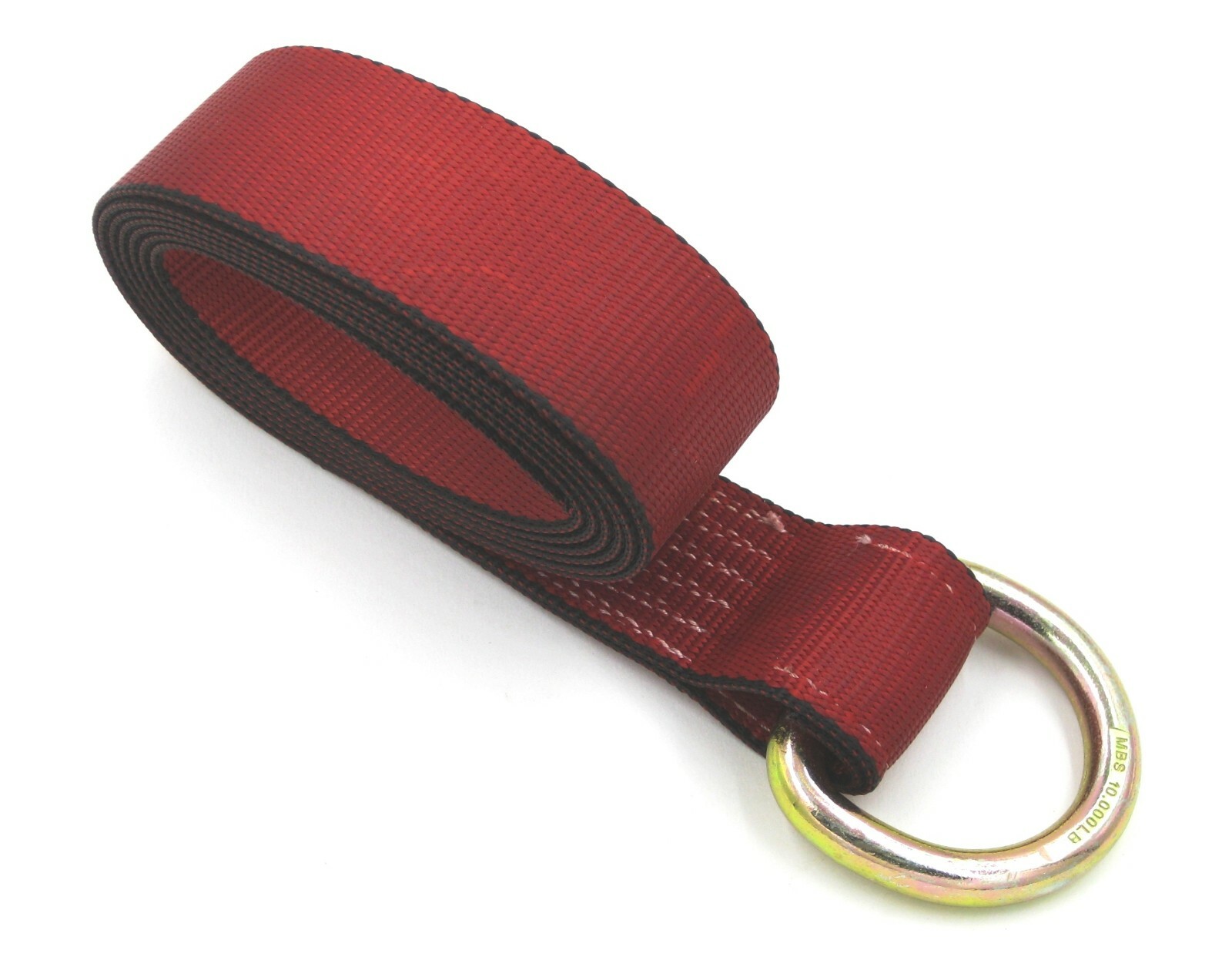 10 12' Lasso Straps Tire Wheel Tie Down Flatbed Tow Truck Car Trailer Strap RED