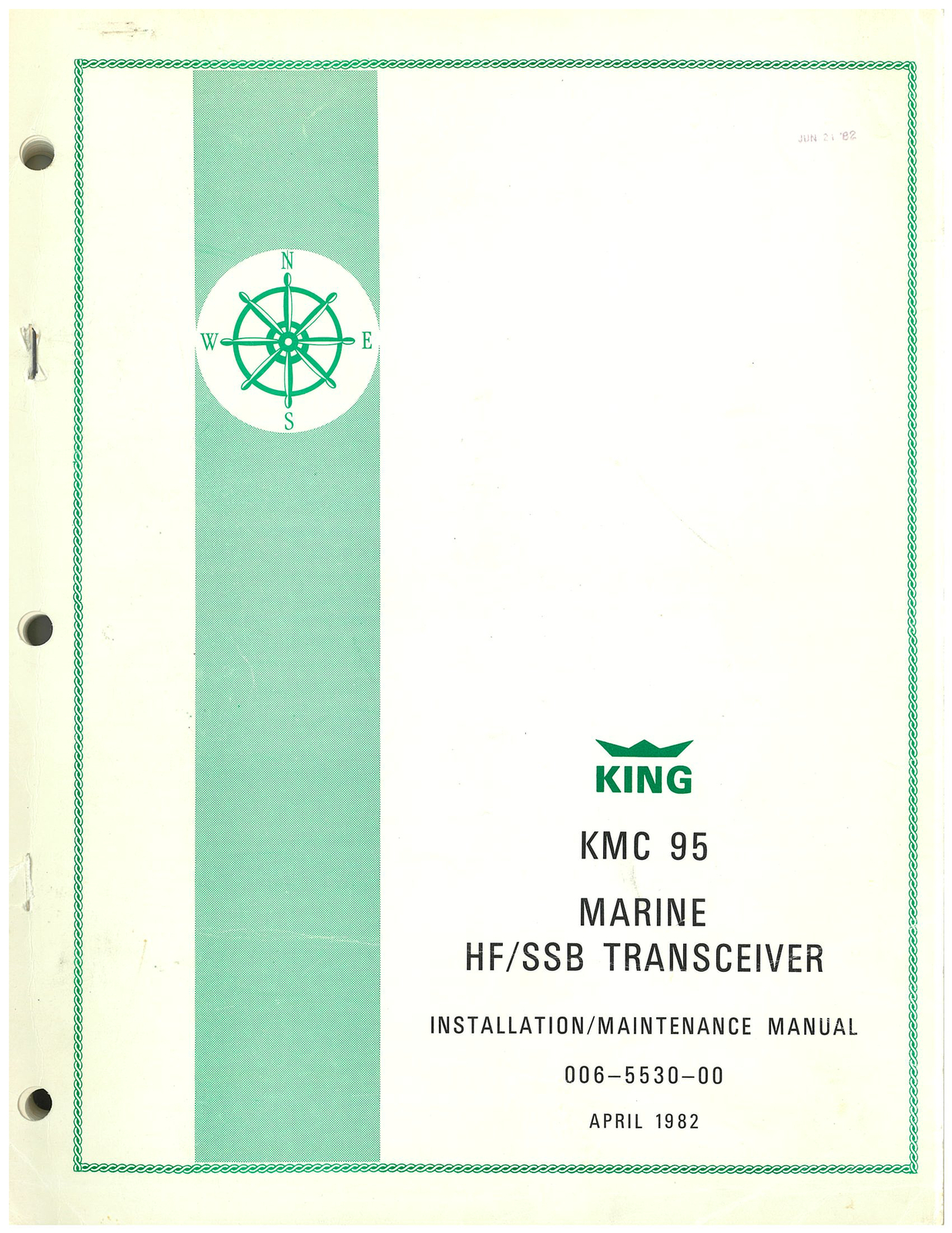 Bendix King KMC 95 Installation/Maintenance Manual 006-5530-00