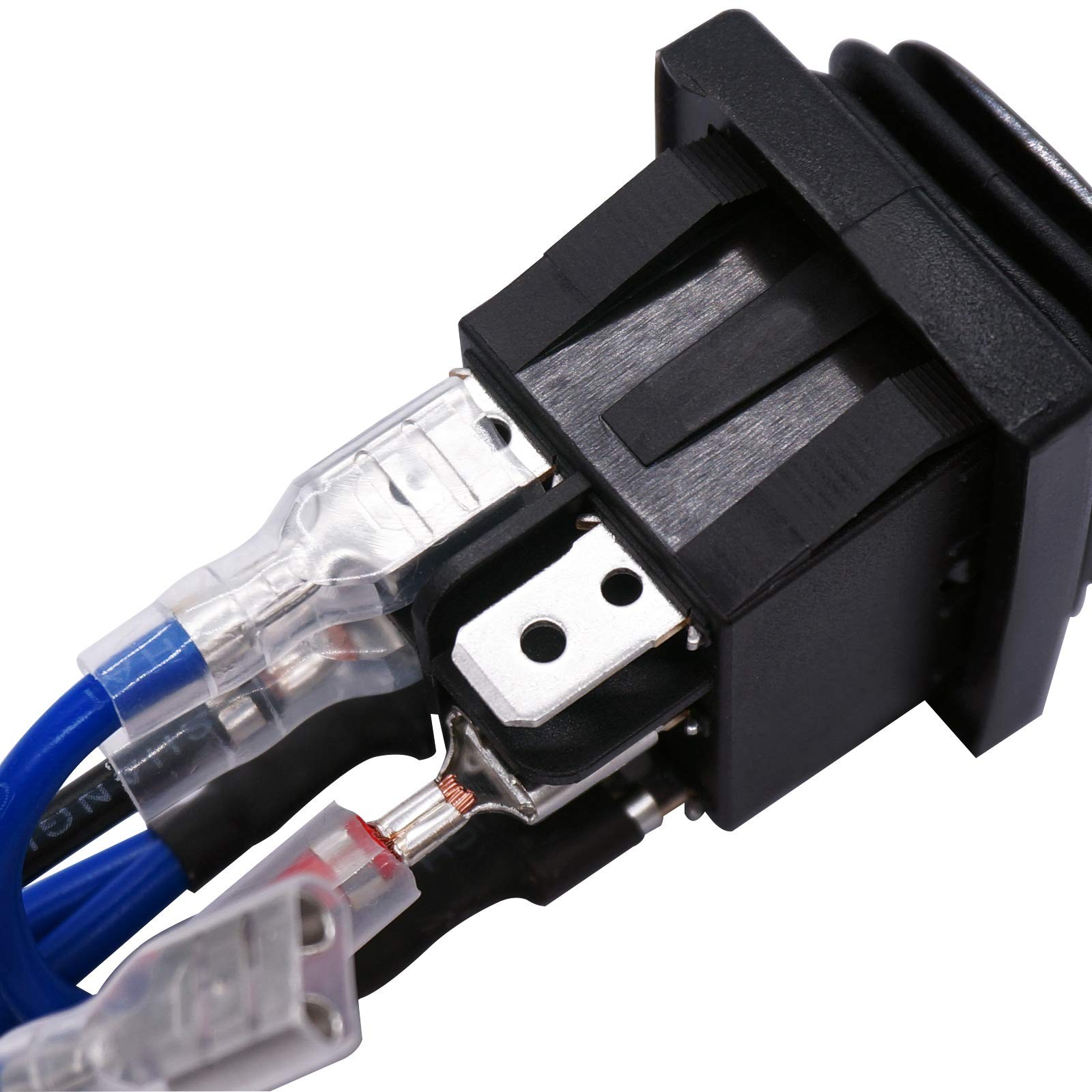 TWTADE Momentary Polarity Reverse Switch Waterproof DC 12V 10A
