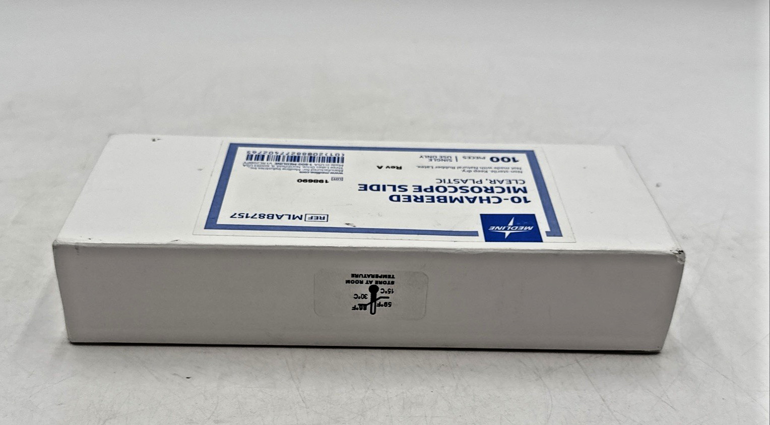 10-chambered Disposable Microscope Slide,100ct
