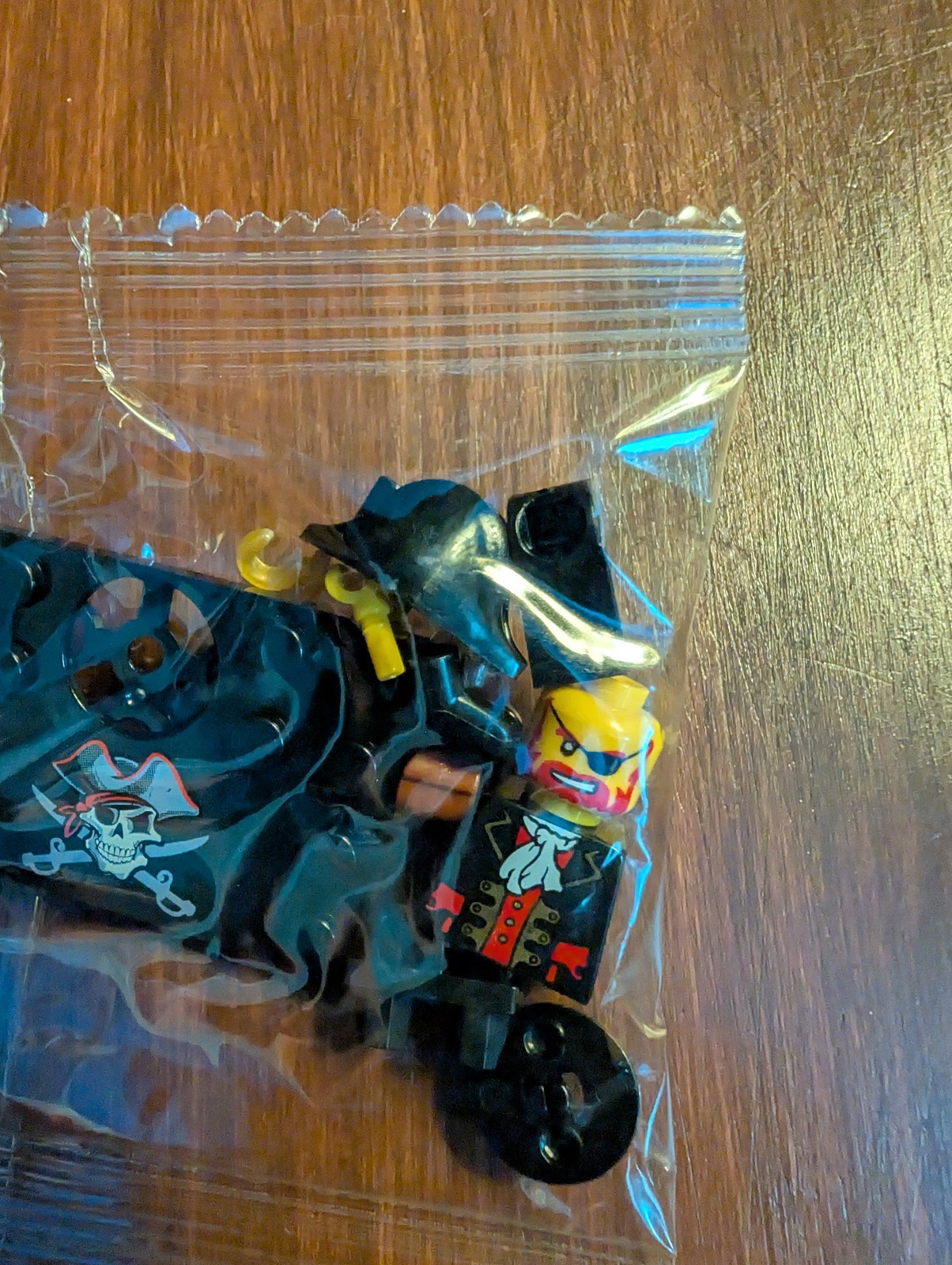 Captain Brickbeard/Redbeard - Custom Minifigure- Pirates Themed