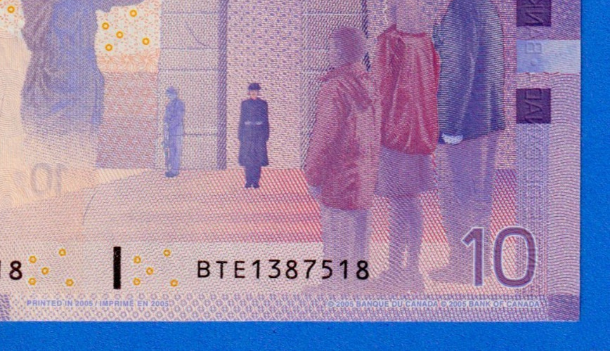 Canada $10 2005 - BC-68a / P-102Ab UNC Note - BTE1387518