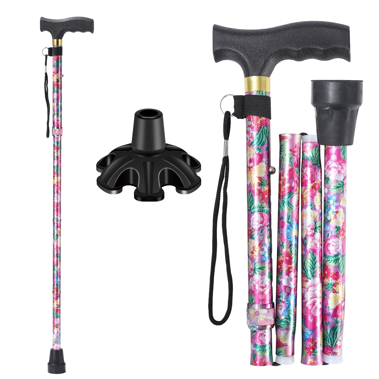Walking Cane ATMTV Cane for Woman | Mobility & Daily Living Aids | 5-Level He...