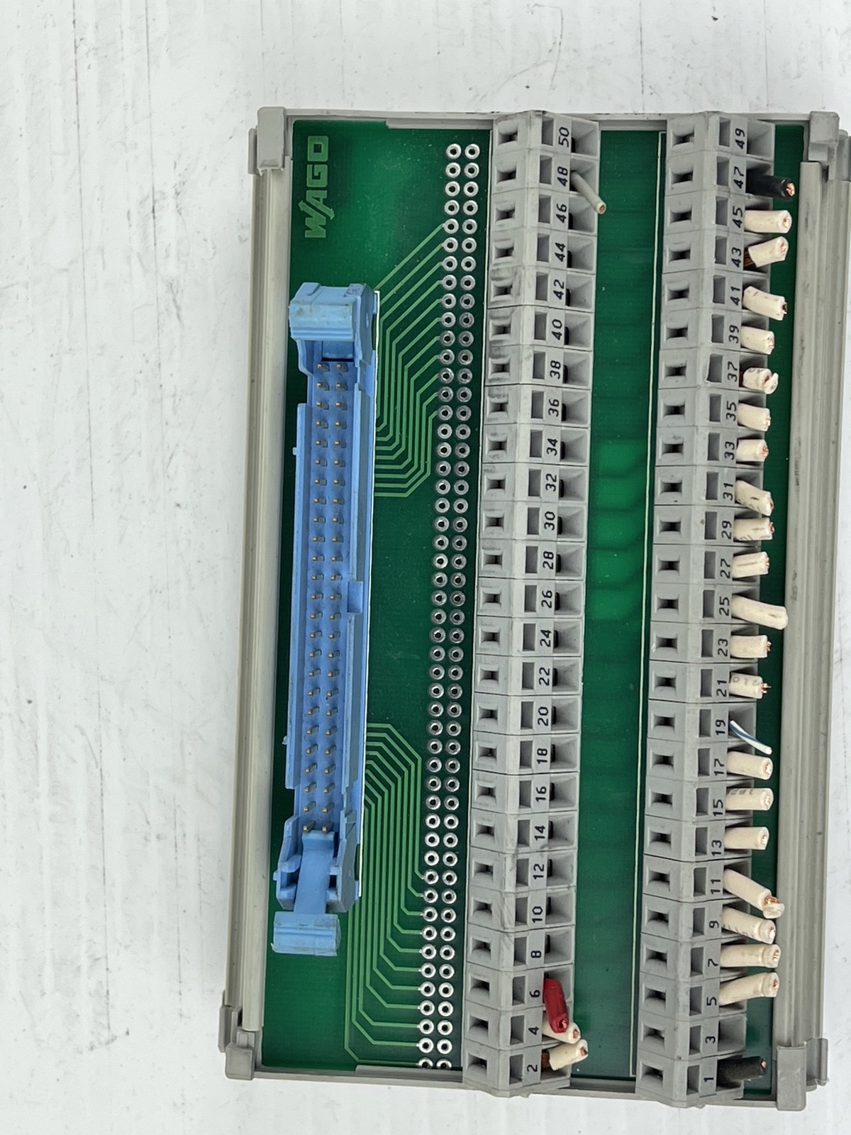 Wago Circuit Board with 50 Pin and 49 Pin Wago 236 Boards