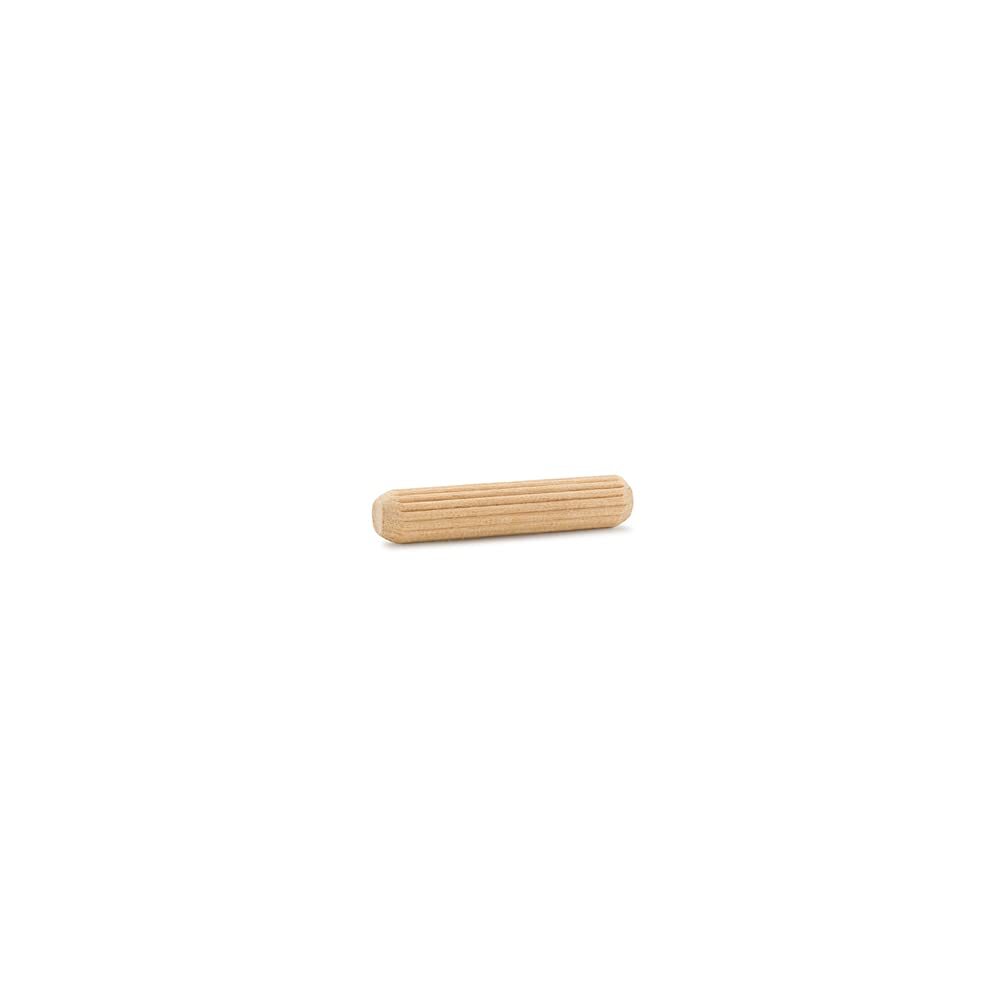 Wooden Dowel Pins 3/8"x1-1/2" 100pcs Fluted Dowels for Woodworking Furniture