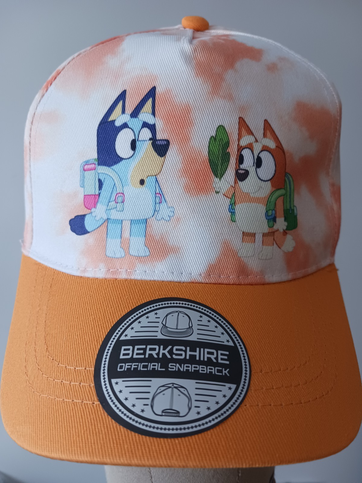 Bluey Toddler Size Hat in Orange , Berkshire, Snapback NWT