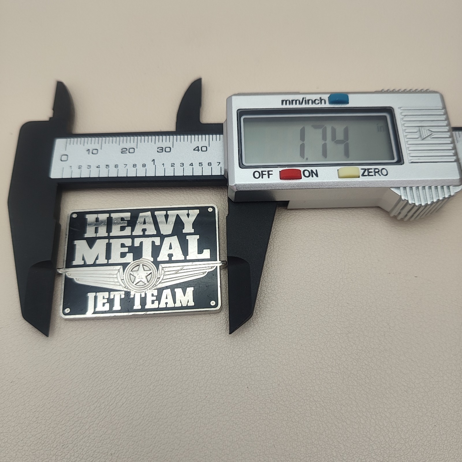 Heavy Metal Jet Team Challenge Coin