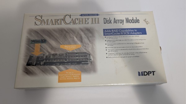 DPT EISA SCSI Adapter Card Smart Cache III DM4000 Disk Array Module PM2022 NEW