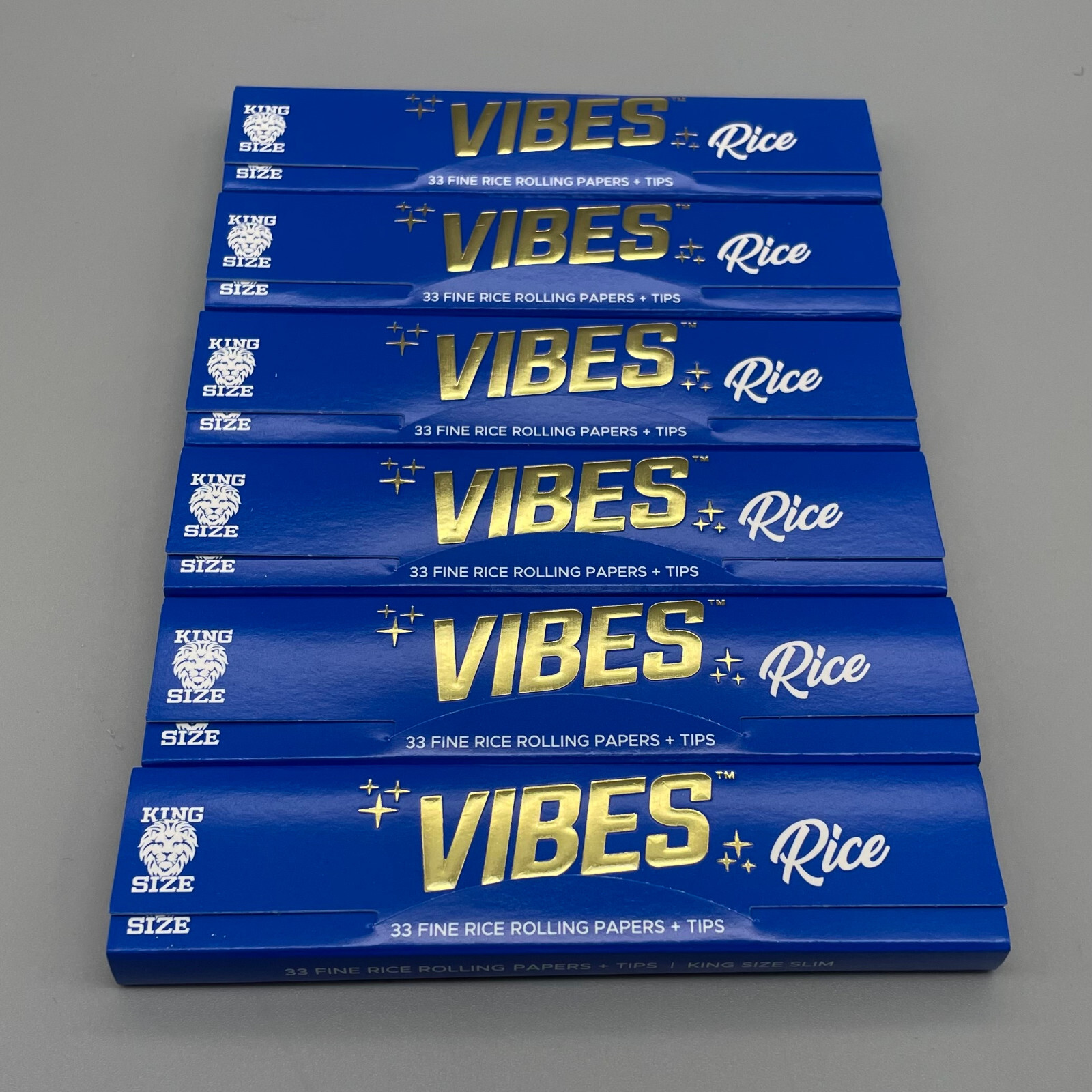 6 Packs Vibes Rice King Size P+T With Free Shipping