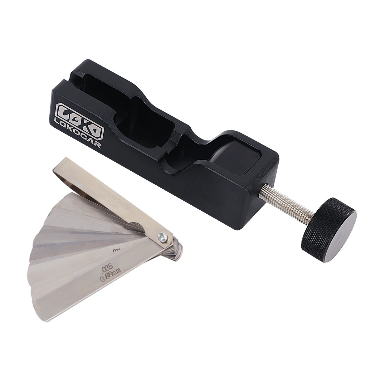 Spark Plug Gap Tool & 32 Blades Metric Feeler Gauge Gap Filler Measuring Tools