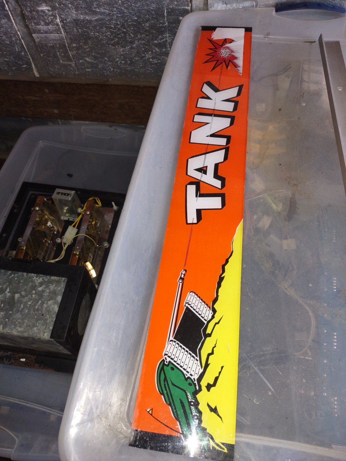 atari tank arcade plexi marquee  #11