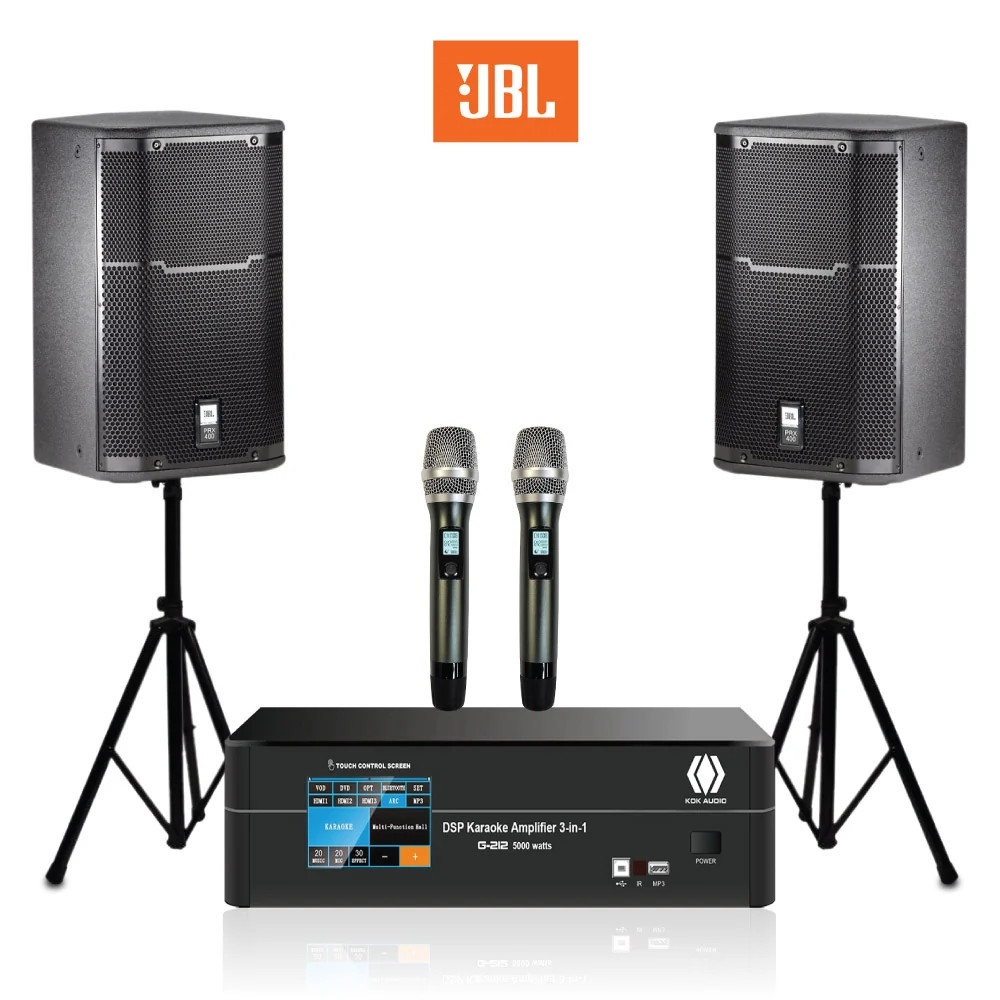 5000 Watt JBL PRX-412 Karaoke Package
