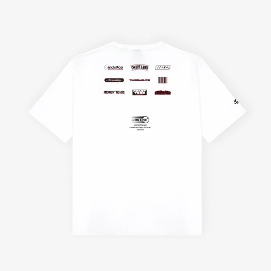 TWICE THIS IS FOR JAPAN TOUR MUFG STADIUM　T-SHIRT/WHITE　ｗ/Card