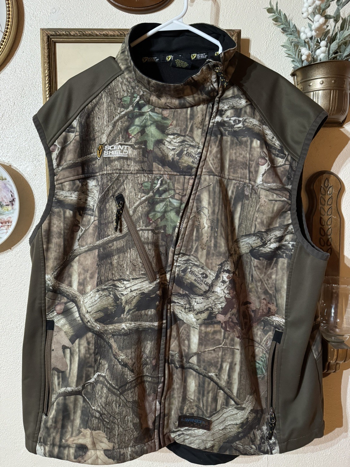 Blocker Outdoors Scent Shield WindBlocker Mossy Oak Camo Hunting Vest Men’s 2XL