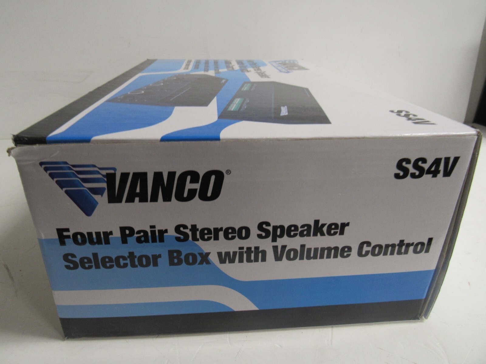 VANCO SS4V four pair Stereo Speaker Selector New In Open Box