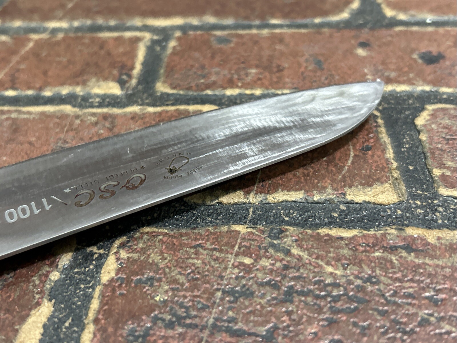 Vintage Chefs Knife OSC Perfect Steel NASU
