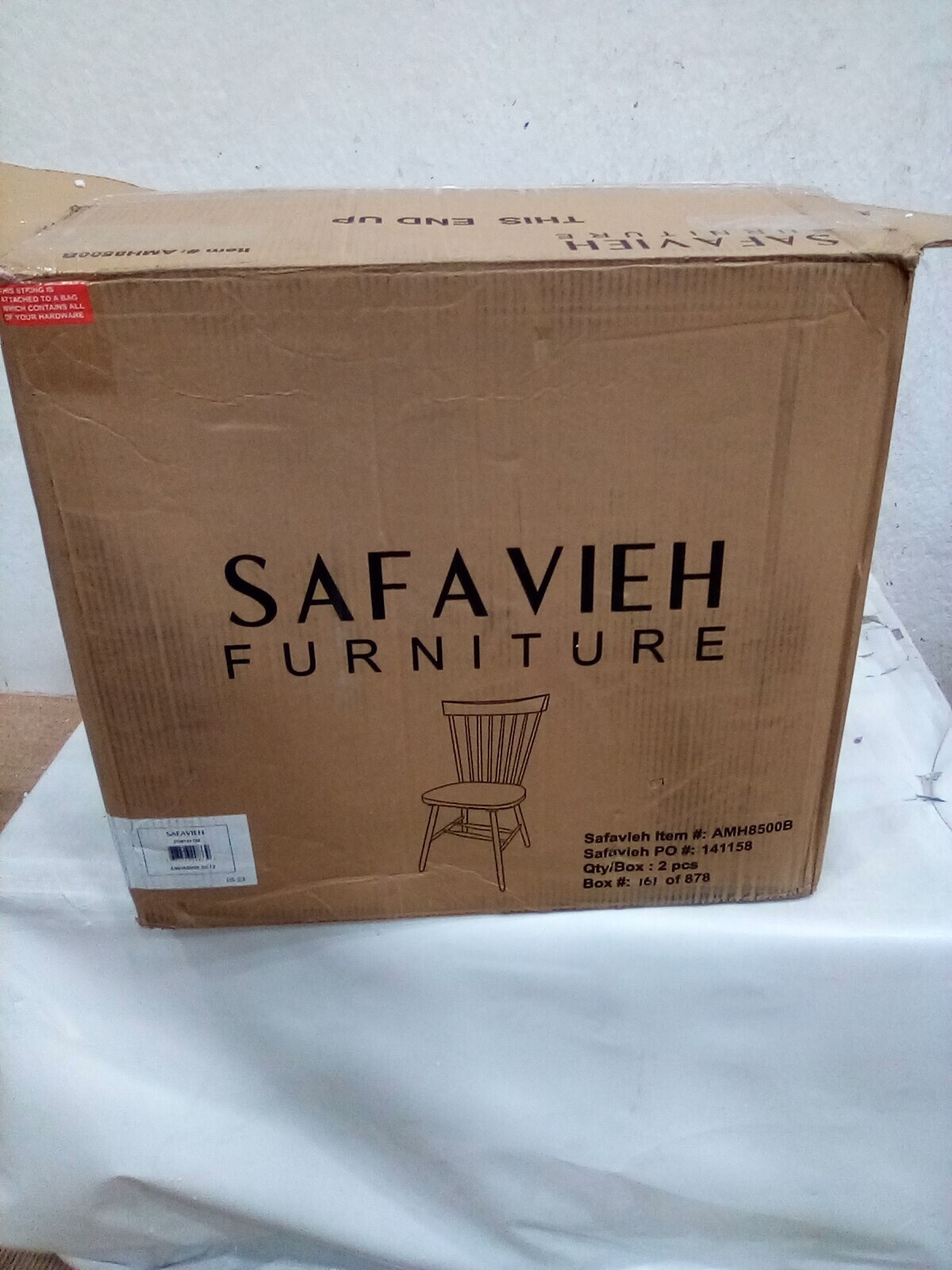 Safavieh PARKER SPINDEL SIDE CHAIR, Reduced Price 2172728542 AMH8500B